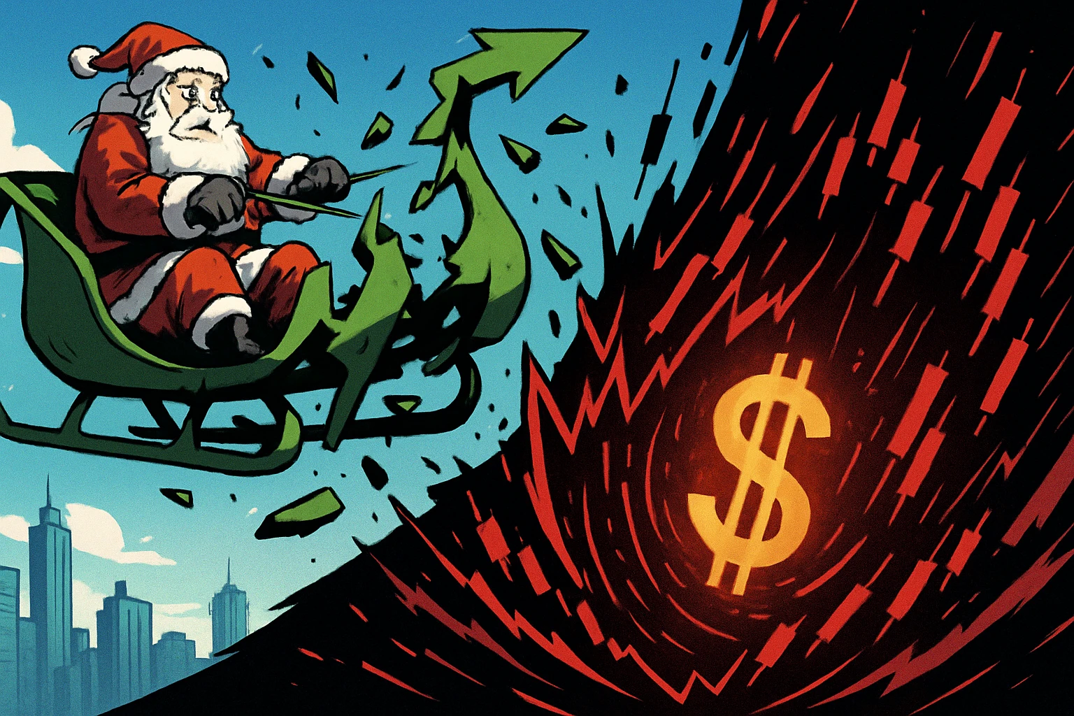 Wall Street alerta: Pode não haver “mercado de Natal” este ano! A volatilidade é a protagonista?