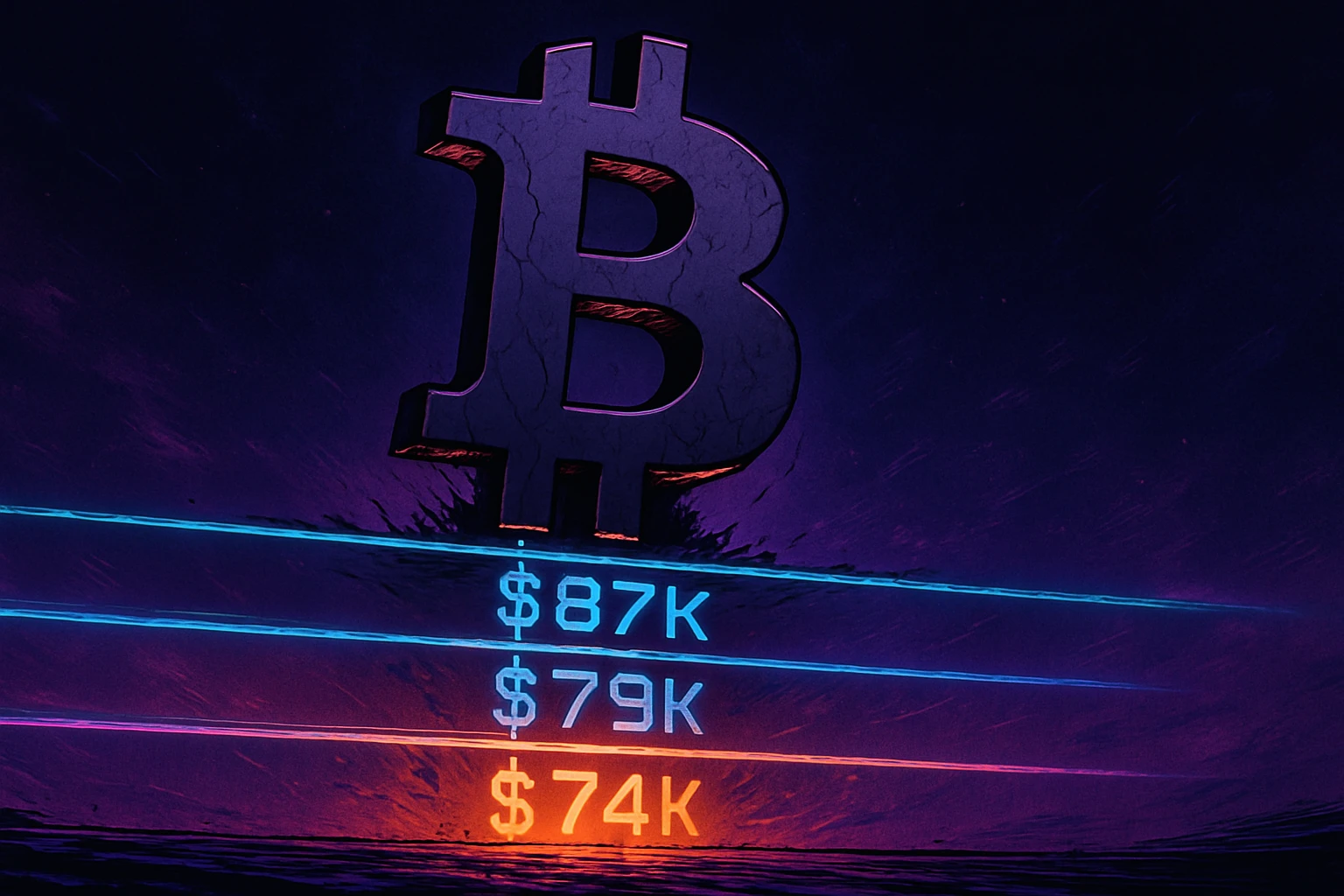 CryptoQuant: Bitcoin deve manter a “bifurcação Bull-Bear” de US$ 87.000, e US$ 74.000 é a última linha de defesa para o colapso