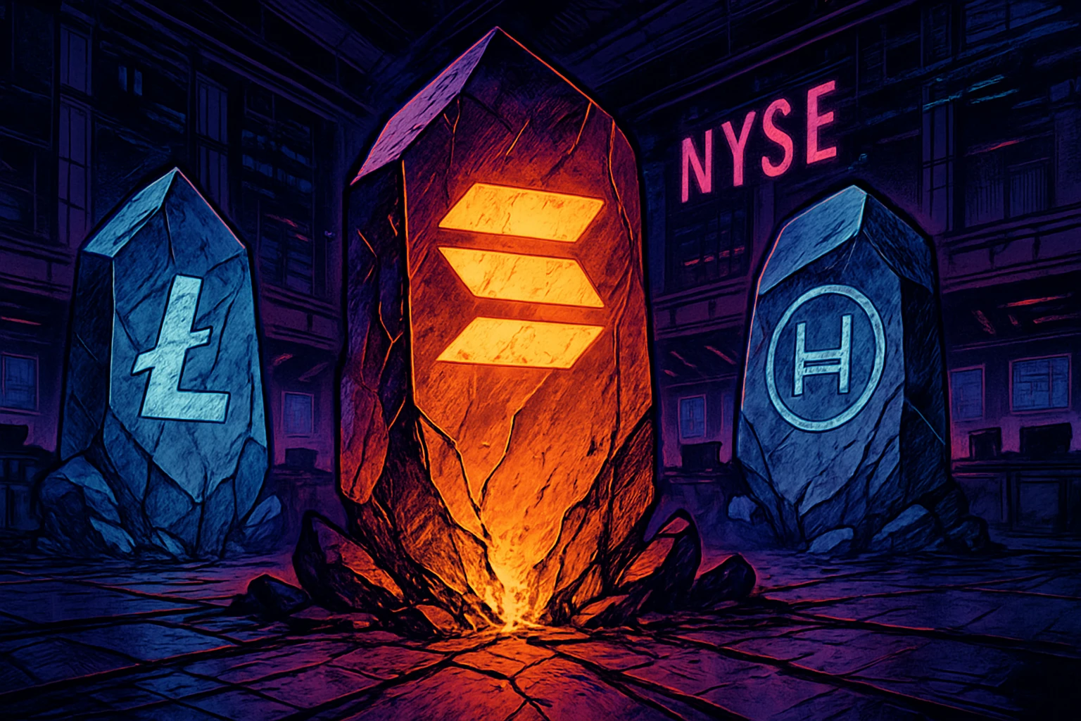 Os ETFs spot Solana, LTC e HBAR serão listados na bolsa dos EUA esta noite! O apoio ao staking inicia um novo capítulo para os fundos altcoin